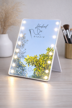 touch activated illuminated mirror